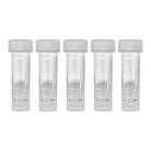 Secure Twist-cap Vials for Ink Samples - 5 Pack Clear Ink Well