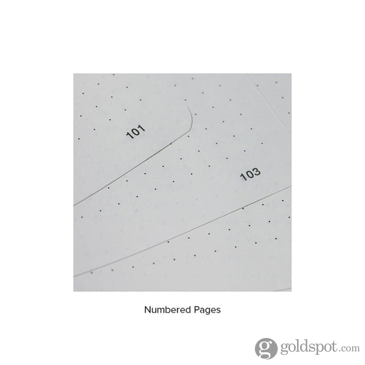 Endless Recorder A5 Notebook in Crimson Sky with the 80gsm Regalia Paper - Dotted Notebook