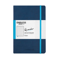 Endless Recorder A5 Notebook in Deep Ocean with the 80gsm Regalia Paper - Ruled