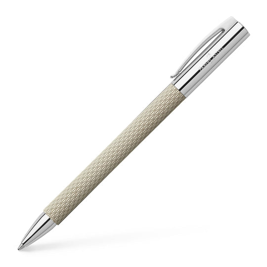 Faber-Castell Ambition OpArt Ballpoint Pen in White Sand