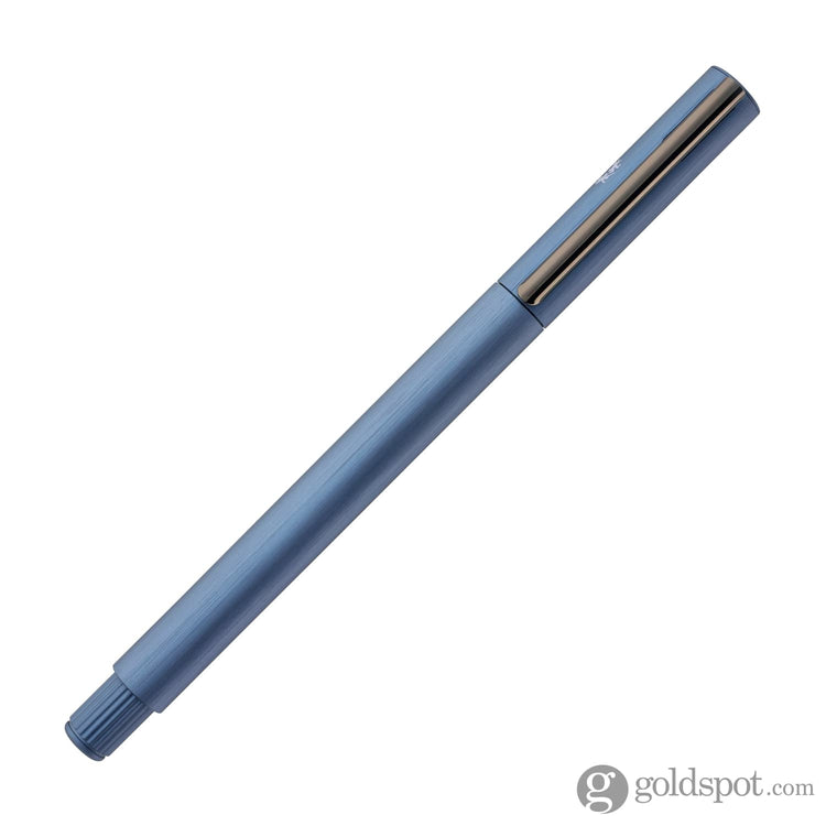 Faber-Castell Design Neo Slim Aluminum Fountain Pen in Dark Blue Fountain Pen