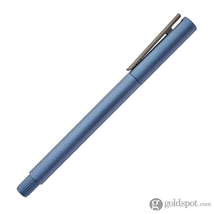 Faber-Castell Design Neo Slim Aluminum Fountain Pen in Dark Blue Fountain Pen