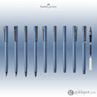 Faber-Castell Design Neo Slim Aluminum Fountain Pen in Dark Blue Fountain Pen