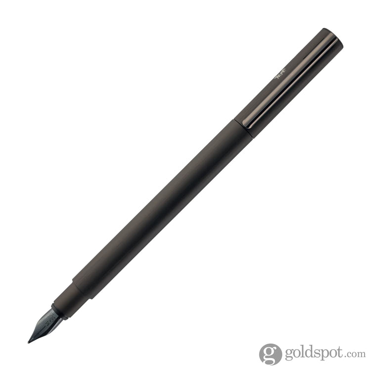 Faber-Castell Design Neo Slim Aluminum Fountain Pen in Gunmetal Fountain Pen