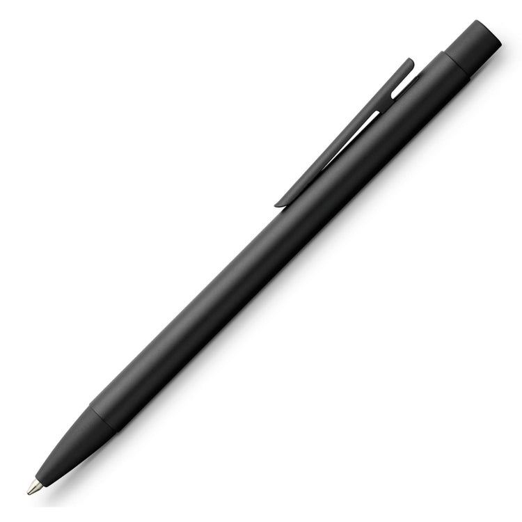 Faber-Castell Design Neo Slim Ballpoint Pen in Black Matte and Black Chrome Pen
