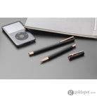 Faber-Castell Design Neo Slim Fountain Pen in Black Matte and Rose Gold Fountain Pen