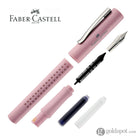 Faber-Castell Grip Harmony Fountain and Ballpoint Pen in Rose Shadows - Gift Tin Gift Set