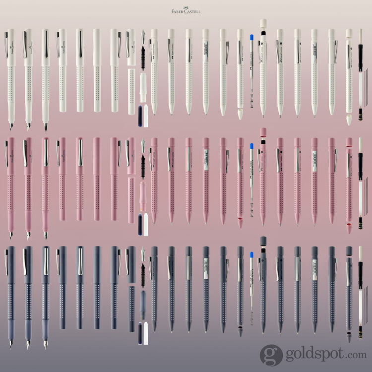 Faber-Castell Grip Harmony Mechanical Pencil in Rose Shadows - 0.5mm Ballpoint Pen