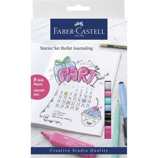 Faber-Castell Starter Bullet Journal Set - 9 Pieces
