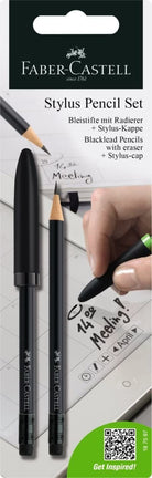 Faber-Castell Stylus Pencil Set - B Pencil with eraser + stylus cap Pencil