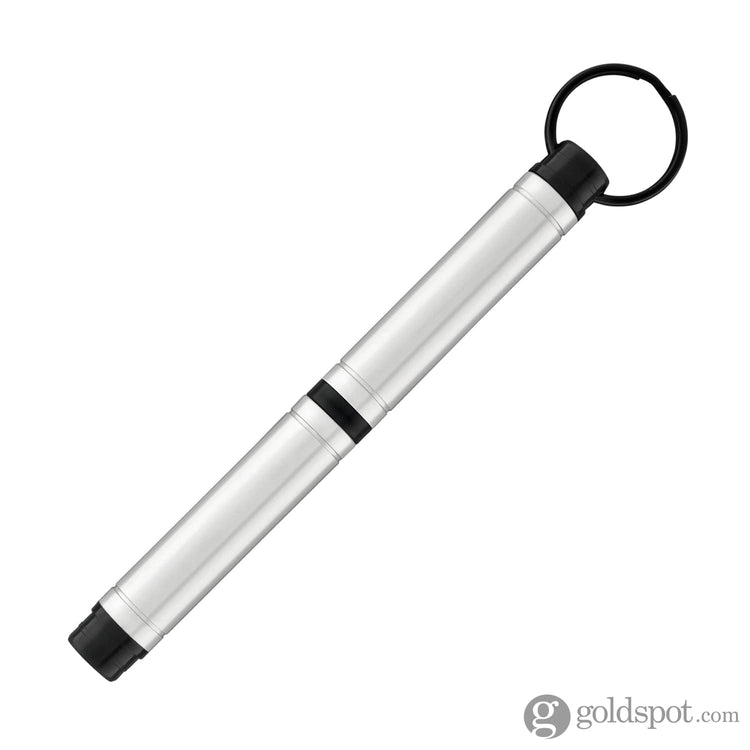 Fisher Space Pen Backpacker Ballpoint Pen in Clear Anodized Aluminum with Key Chain Ballpoint Pen