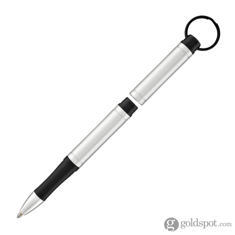 Fisher Space Pen Backpacker Ballpoint Pen in Clear Anodized Aluminum with Key Chain Ballpoint Pen