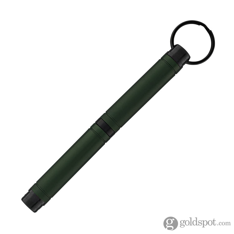 Fisher Space Pen Backpacker Ballpoint Pen in Green Anodized Aluminum with Key Chain Ballpoint Pen
