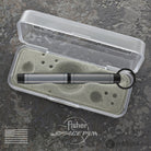Fisher Space Pen Backpacker Ballpoint Pen in Grey Anodized Aluminum with Key Chain Ballpoint Pen