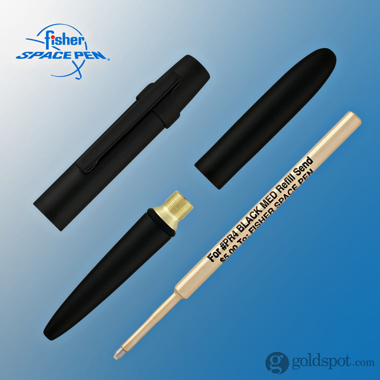Fisher Space Pen Bullet X-Mark Ballpoint Pen Matte Black Boxed Ballpoint Pen