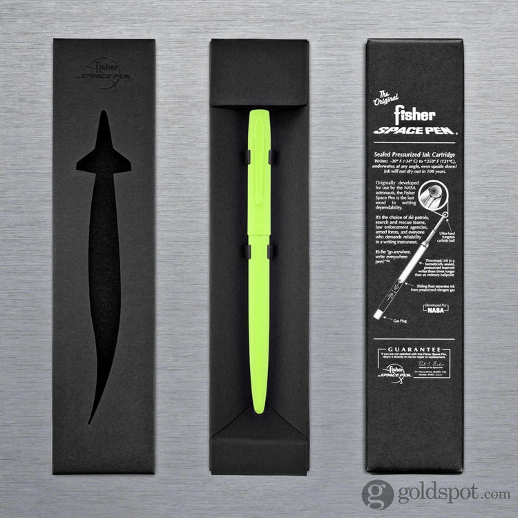 Fisher Space Pen Cap-O-Matic Ballpoint Pen in Tradesman Yellow Ballpoint Pen