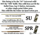 Fisher Space Universal Ballpoint Pen Refill in Blue - Fine Point Ballpoint Pen Refill