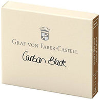Graf von Faber-Castell Ink Cartridges in Carbon Black - Pack of 6
