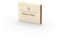 Graf von Faber-Castell Ink Cartridges in Hazelnut Brown - Pack of 6