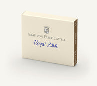 Graf von Faber-Castell Ink Cartridges in Royal Blue - Pack of 6