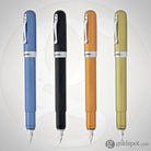 Itoya PaperSkater Galaxy Fountain Pen in Charcoal Black - Fine Point Fountain Pen