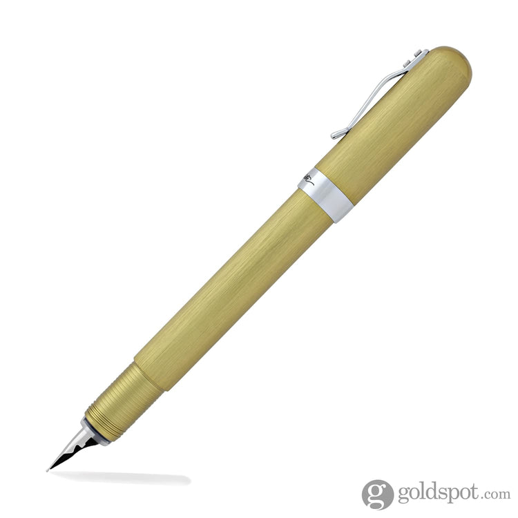 Itoya PaperSkater Galaxy Fountain Pen in Limelight Gold - Fine Point Fountain Pen