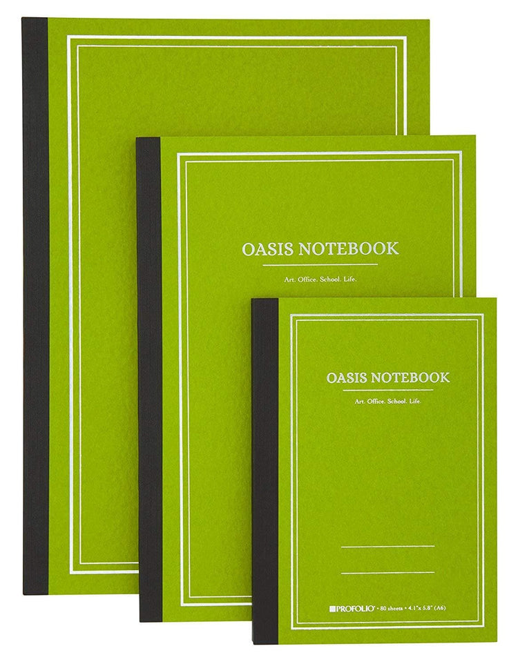 Itoya Profolio Oasis Lined Notebook in Avocado - B5 Notebook