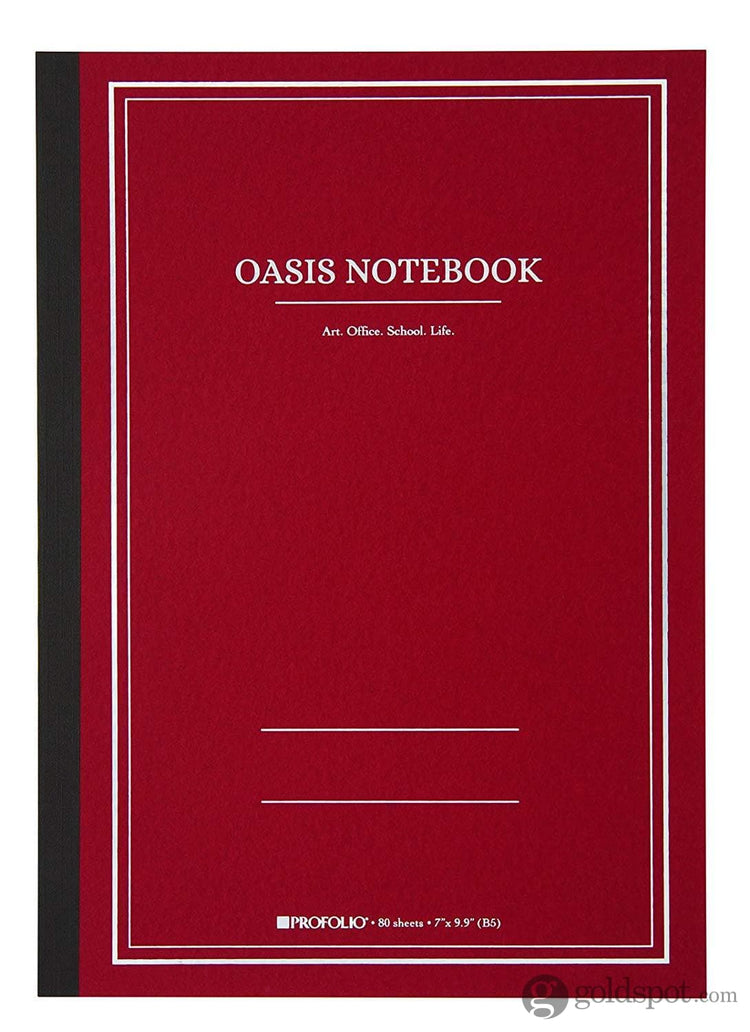 Itoya Profolio Oasis Lined Notebook in Brick - B5 Notebook
