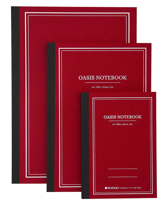 Itoya Profolio Oasis Lined Notebook in Brick - B5