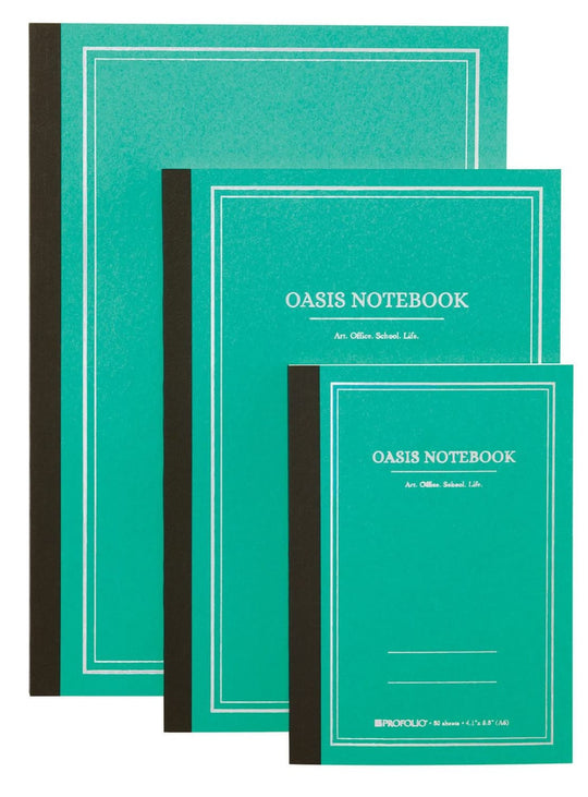 Itoya Profolio Oasis Lined Notebook in Wintergreen - B5