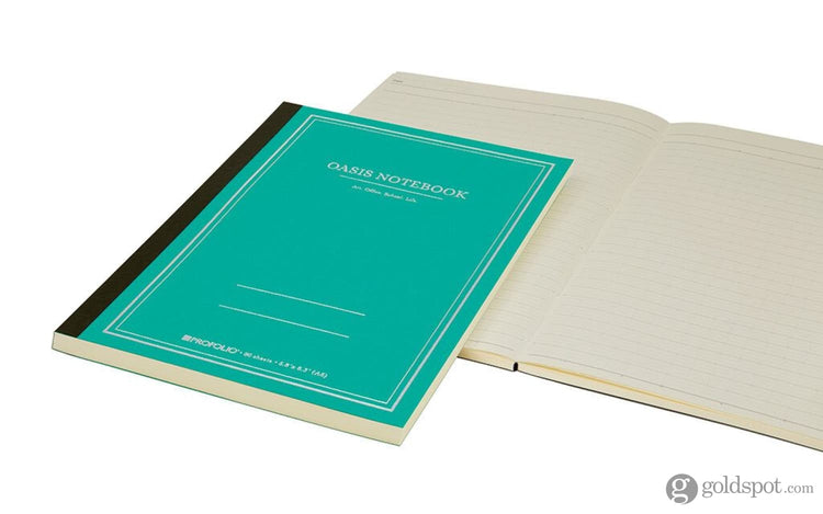 Itoya Profolio Oasis Lined Notebook in Wintergreen - B5 Notebook