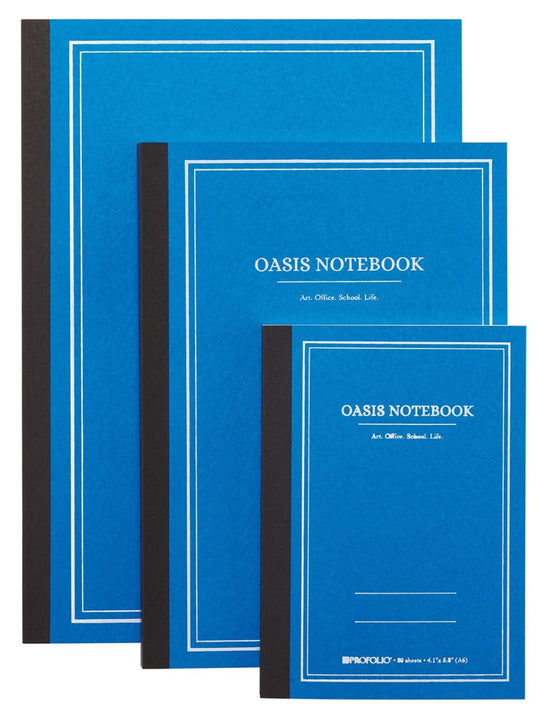 Itoya Profolio Oasis Lined Notebook Sky - A5