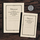 Itoya Profolio Petite Journal in Cream - B7 Journal