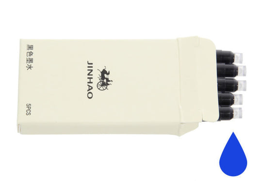Jinhao Ink Cartridges in Blue - Pack of 5
