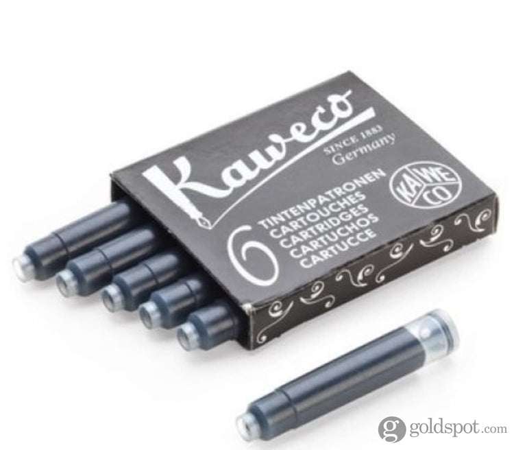 Kaweco Bottled Ink and Cartridges in Pearl Black Cartridges Bottled Ink