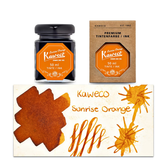 Kaweco Bottled Ink and Cartridges in Sun Orange