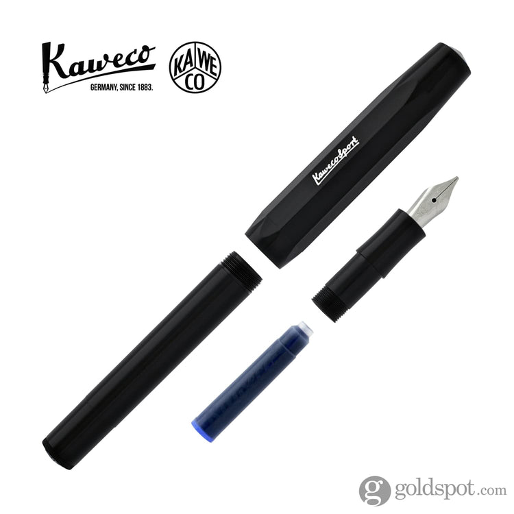 Kaweco Calligraphy Fountain Pen in Classic Black - 1.9 Nib Fountain Pen