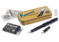 Kaweco Calligraphy Set in Black - Small Italic Nib 1.5 mm & 2.3 mm