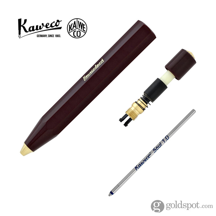 Kaweco Classic Sport Ballpoint Pen in Bordeaux Ballpoint Pen