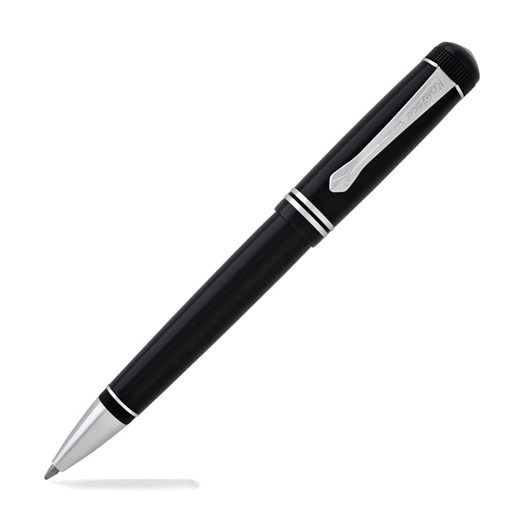Kaweco Dia2 Ballpoint Pen in Black and Silver Ballpoint Pen