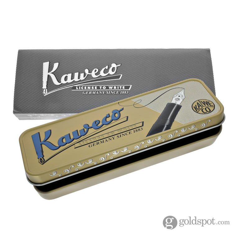 Kaweco Dia2 Ballpoint Pen in Black and Silver Ballpoint Pen