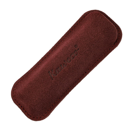 Kaweco Eco Velour Sport Double Pen Pouch in Bordeaux