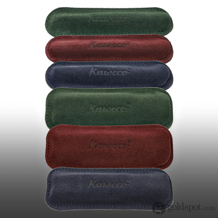 Kaweco Eco Velour Sport Single Pen Pouch in Green Pen Case