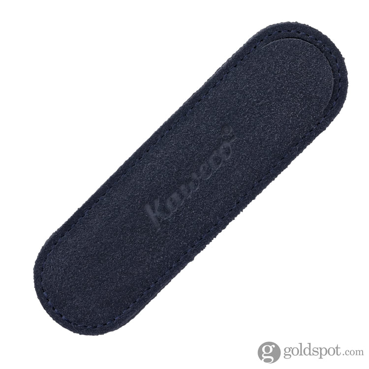 Kaweco Eco Velour Sport Single Pen Pouch in Navy Pen Case