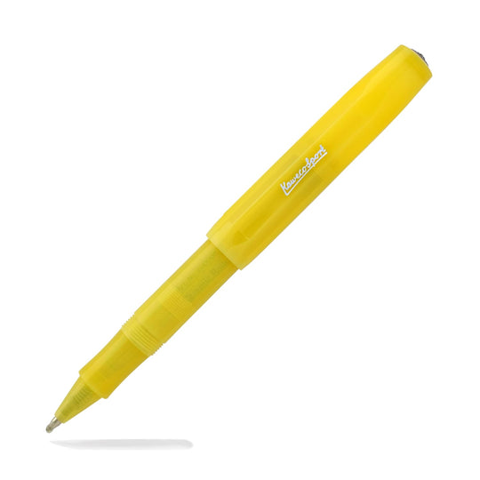 Kaweco Frosted Sport Rollerball Pen in Banana Yellow