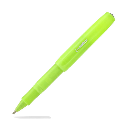 Kaweco Frosted Sport Rollerball Pen in Lime Green