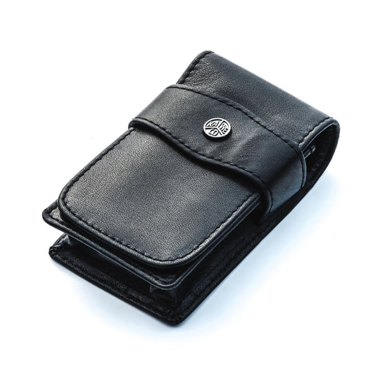 Kaweco Black Leather Pouch for 3 Sport Pens