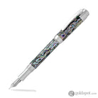 Laban Abalone Fountain Pen in New Abalone with Shiny Chrome Trim Fountain Pen