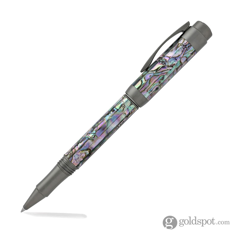 Laban Abalone Rollerball Pen in New Abalone with Gunmetal Trim Rollerball Pen