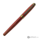 Laban Antique II Fountain Pen in Red with Gold Lines Fountain Pen